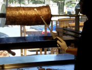 shawarma cutting