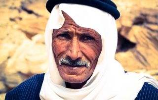 Abu Khalid, Ammarin Bedouin from Beidah, Jordan tour