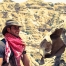 American tourist on a Jordan Ecotour