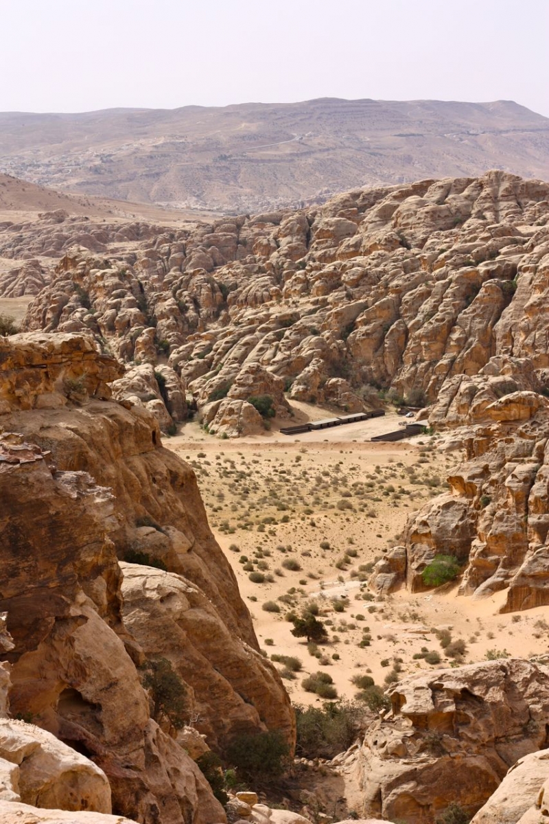 Ammarin camp and mountains in Beidah, near Petra, Jordan