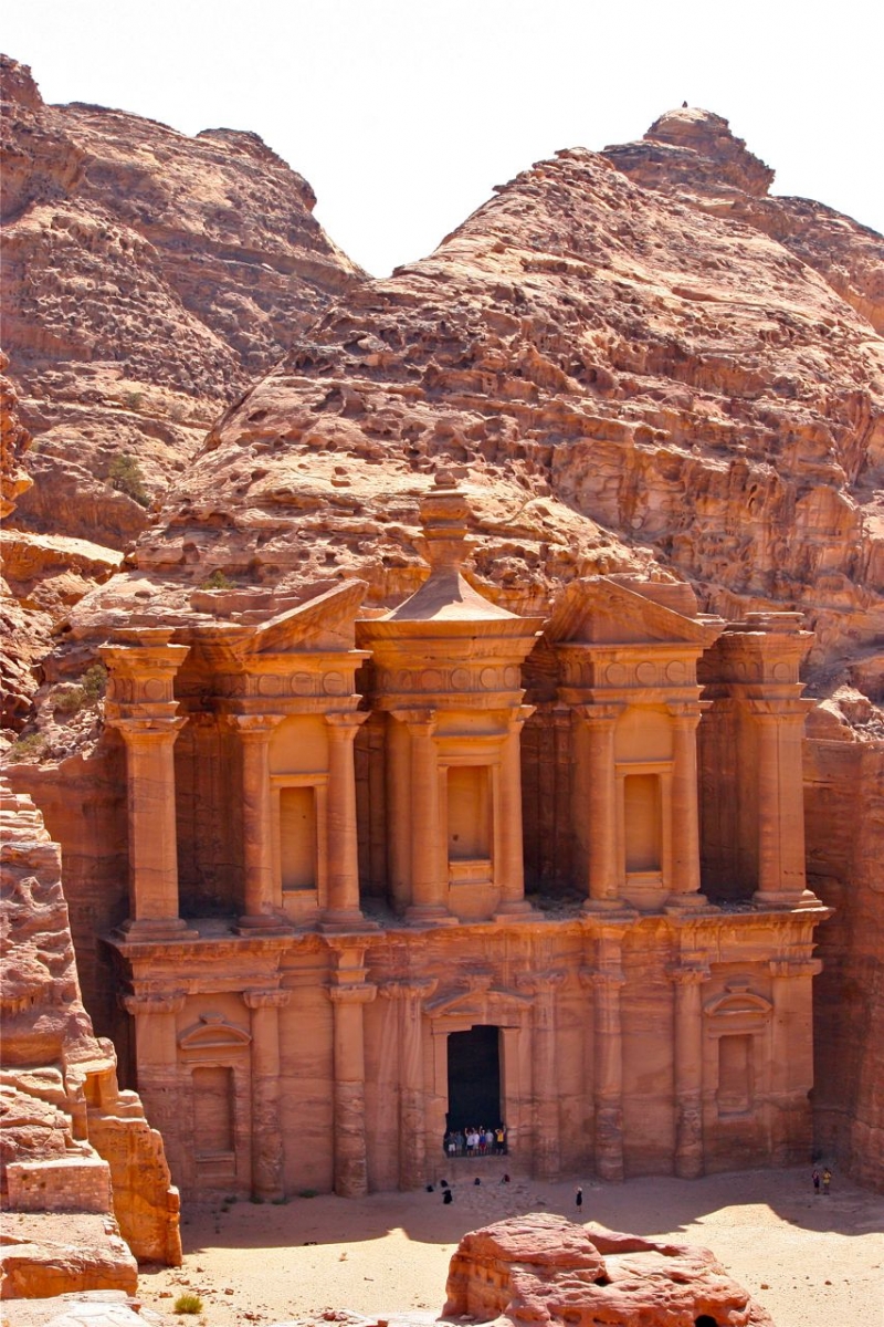 the Monastery of Petra, Jordan