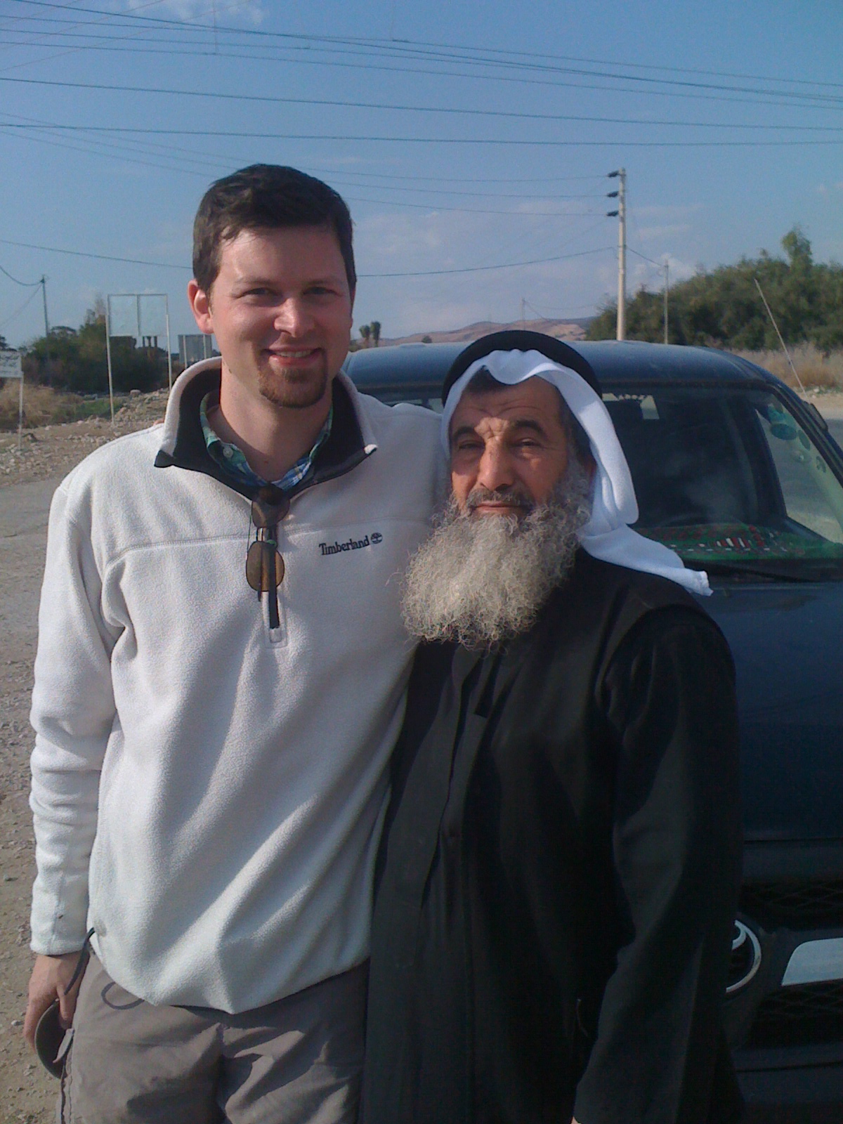 Jon and an Arab Sheikh - Jordan Tour