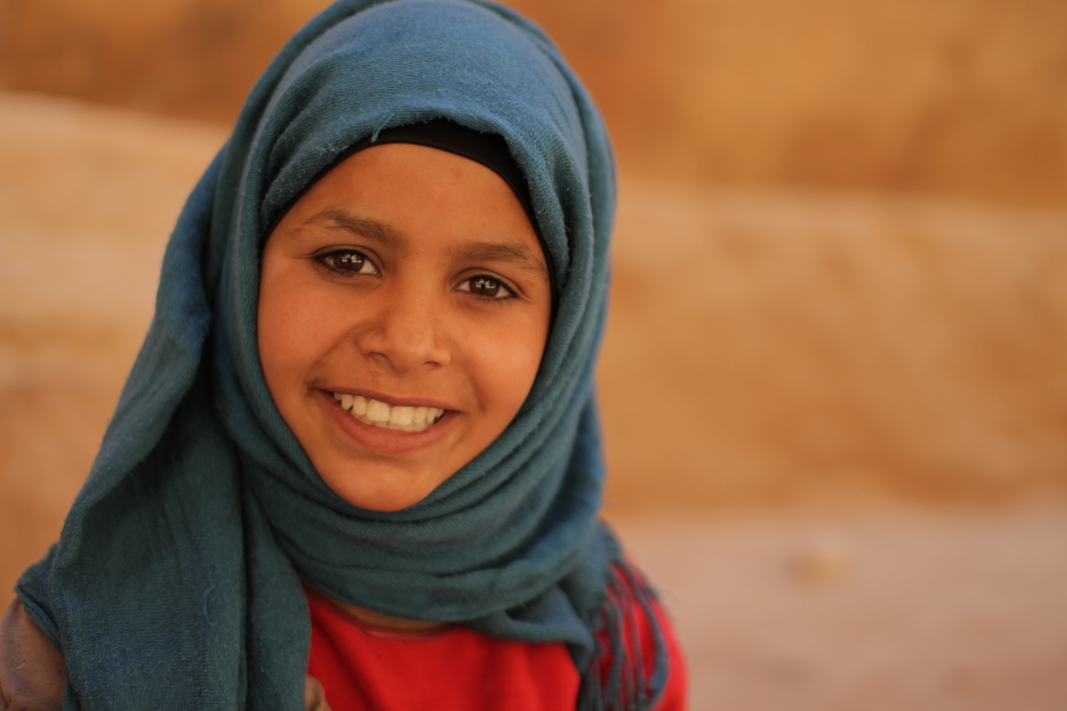 Bedouin Girl Petra by Daniel Adamson
