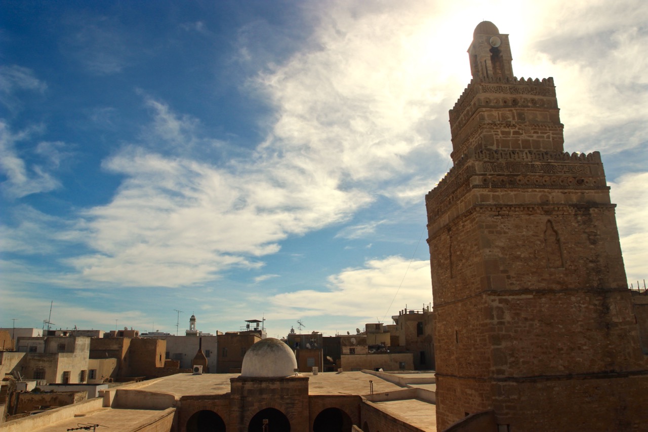 Great Mosque Sfax Medina Cafe Kemour View