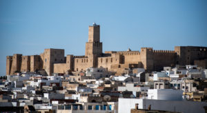 View of the Sousse Medina with the Kasbah in the background